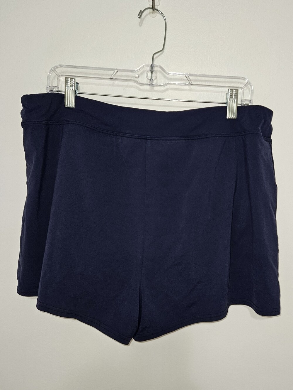 Lands' End Blue Swim‎ Shorts With Built In Panty Size 18